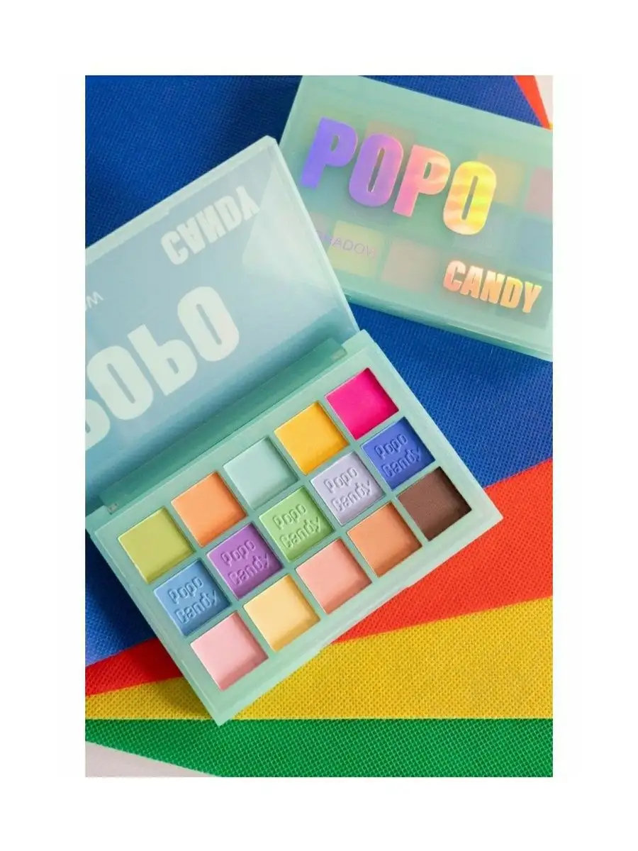 پالت سایه پوپو کندی ۱۵ رنگ | Popo Candy Eye Shadow Palette