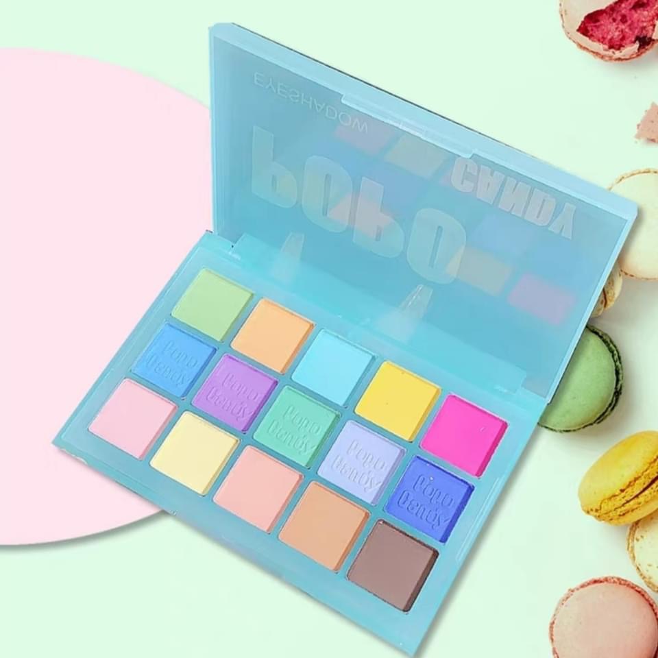 پالت سایه پوپو کندی ۱۵ رنگ | Popo Candy Eye Shadow Palette