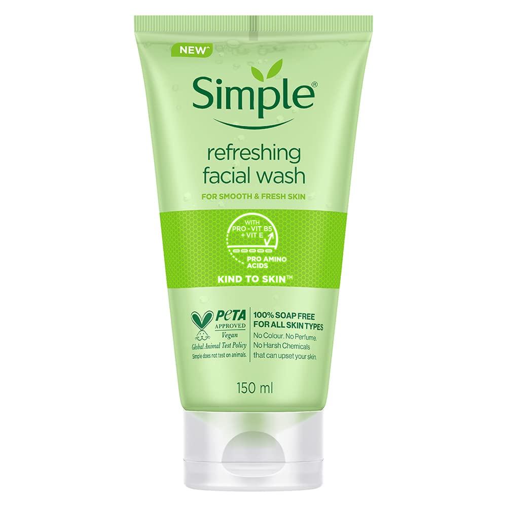 simple refreshing facial wash