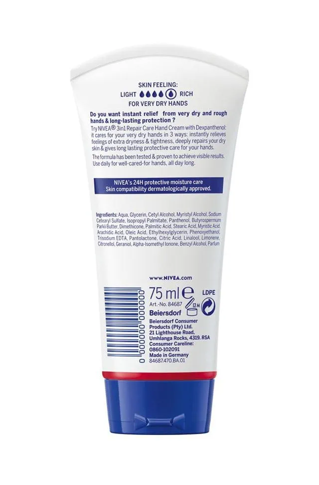 Nivea 3IN1 Repair Hand Cream