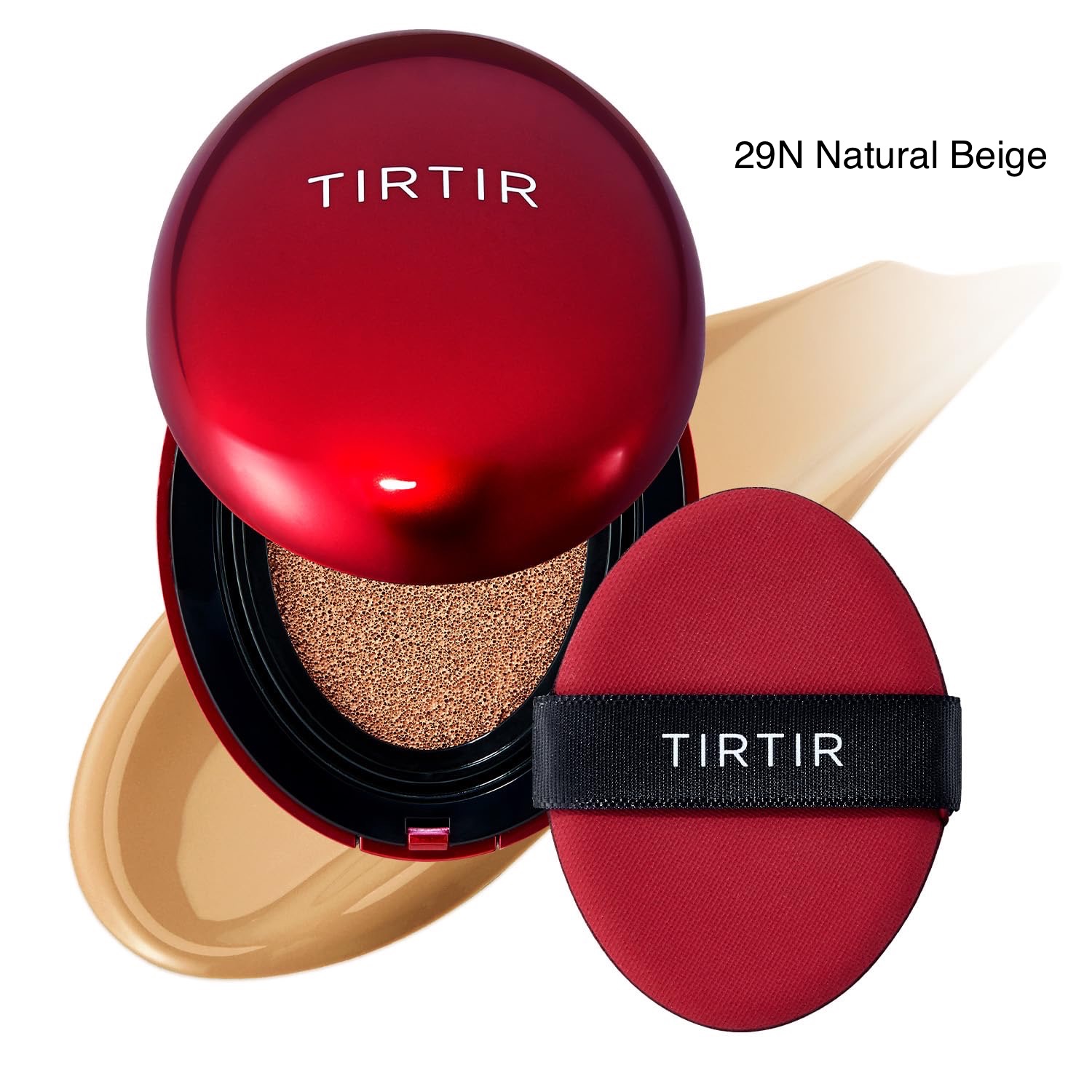 29N Natural Beige کوشن قرمز تیر تیر | TIRTIR Mask Fit Red Cushion Foundation