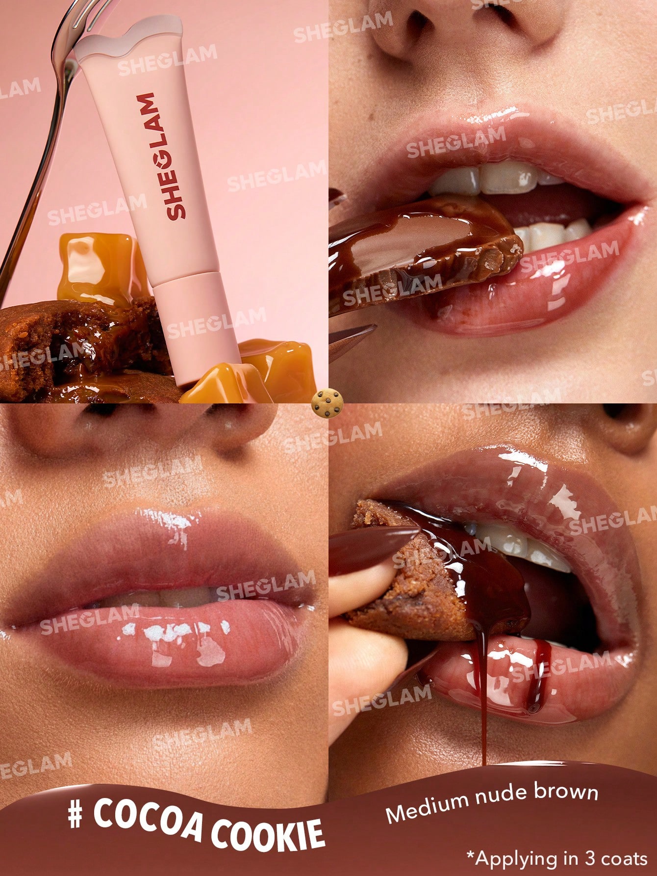 Sheglam Crystal Glaze Moisturizing Lip Gloss Candy Lane