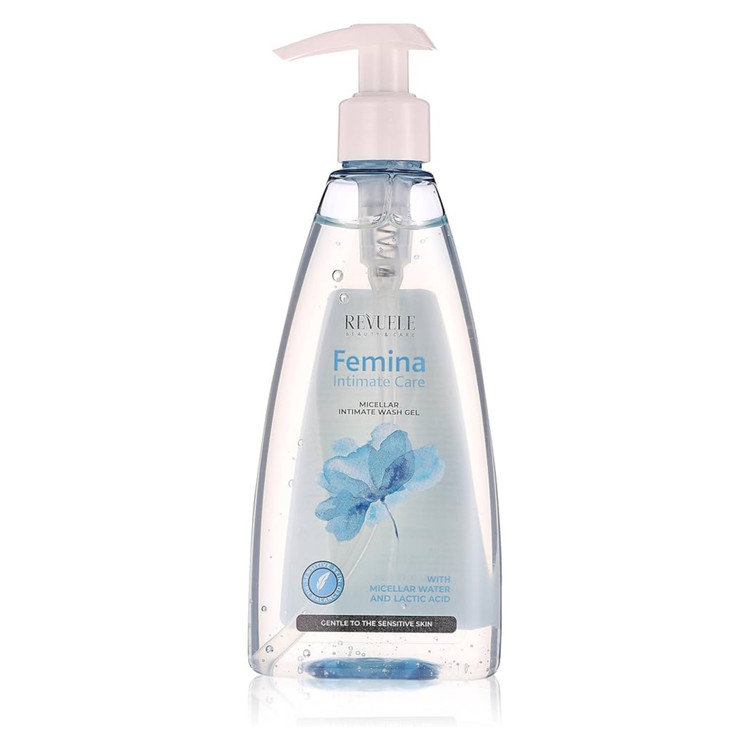 میسلار ژل شست و شوی ناحیه حساس بانوان ریووئل | Revuele Femina Intimate Care - Micellar Intimate Wash Gel