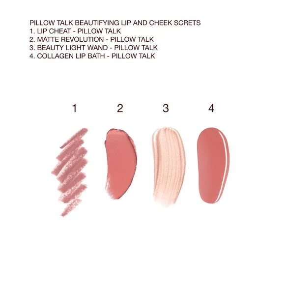 ست هدیه لب و گونه پیلو تاک شارلوت تیلبری | Charlotte Tilbury Pillow Talk Beautifying Lip And Cheek Secrets