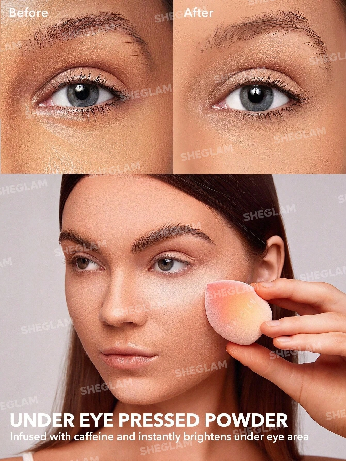 پودر فیکس دو منظوره شیگلم | Sheglam Insta-Ready Face & Under Eye Setting Powder Duo  اورجینال را میتوانید از بهارشاپ بیوتی (BaharShopBeauty.ir) تهیه کنید.