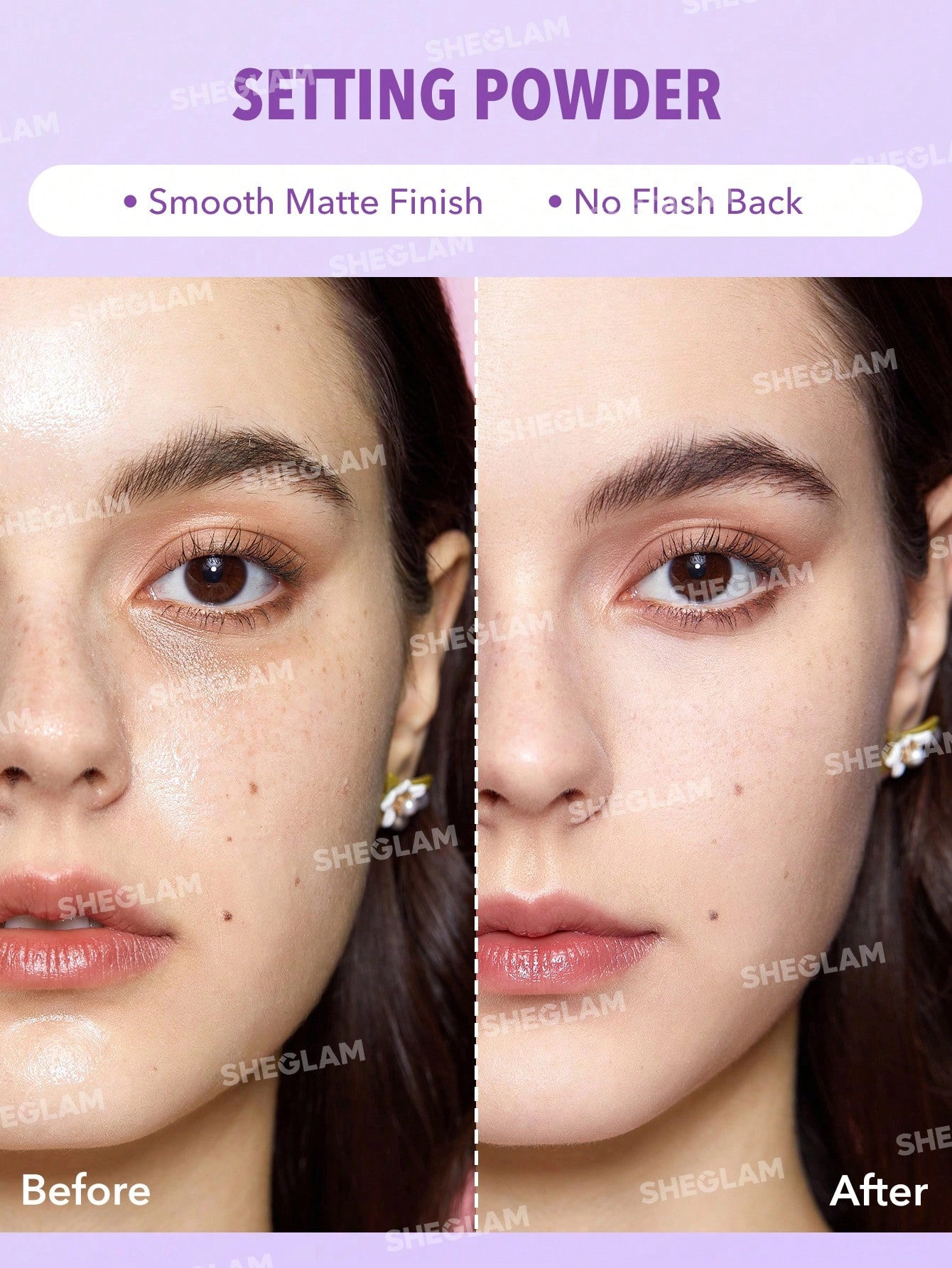 پودر فیکس دو منظوره شیگلم | Sheglam Insta-Ready Face & Under Eye Setting Powder Duo  اورجینال را میتوانید از بهارشاپ بیوتی (BaharShopBeauty.ir) تهیه کنید.