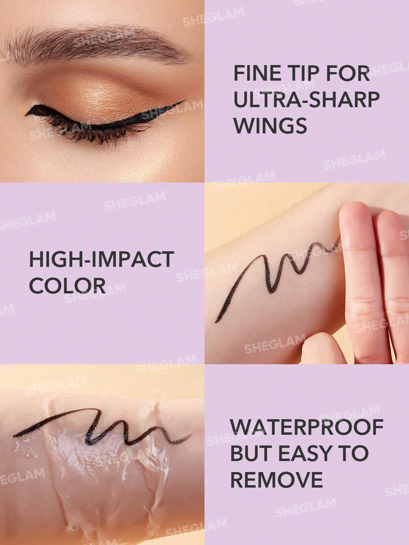 خط چشم اترنال بیوتی شیگلم | Sheglam Eternal Beauty Liquid Eyeliner اورجینال را میتوانید از بهارشاپ بیوتی (BaharShopBeauty.ir) تهیه کنید.