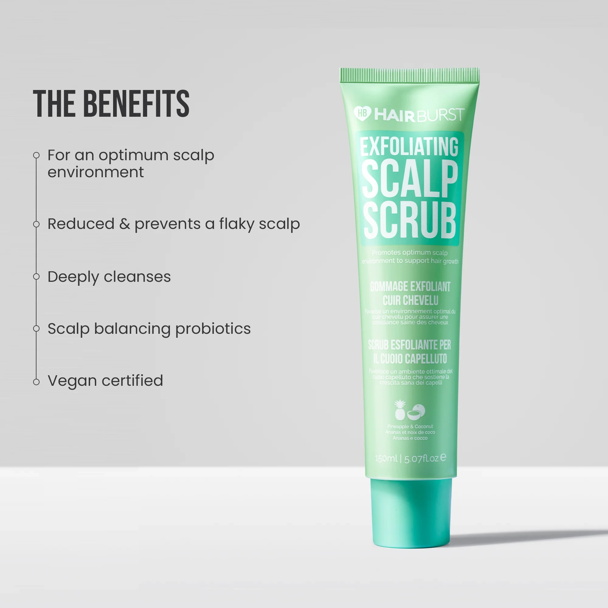اسکراب لایه بردار کف سر هیربرست | Hairburst Exfoliating Scalp Scrub اورجینال را میتوانید از بهارشاپ بیوتی (BaharShopBeauty.ir) تهیه کنید.