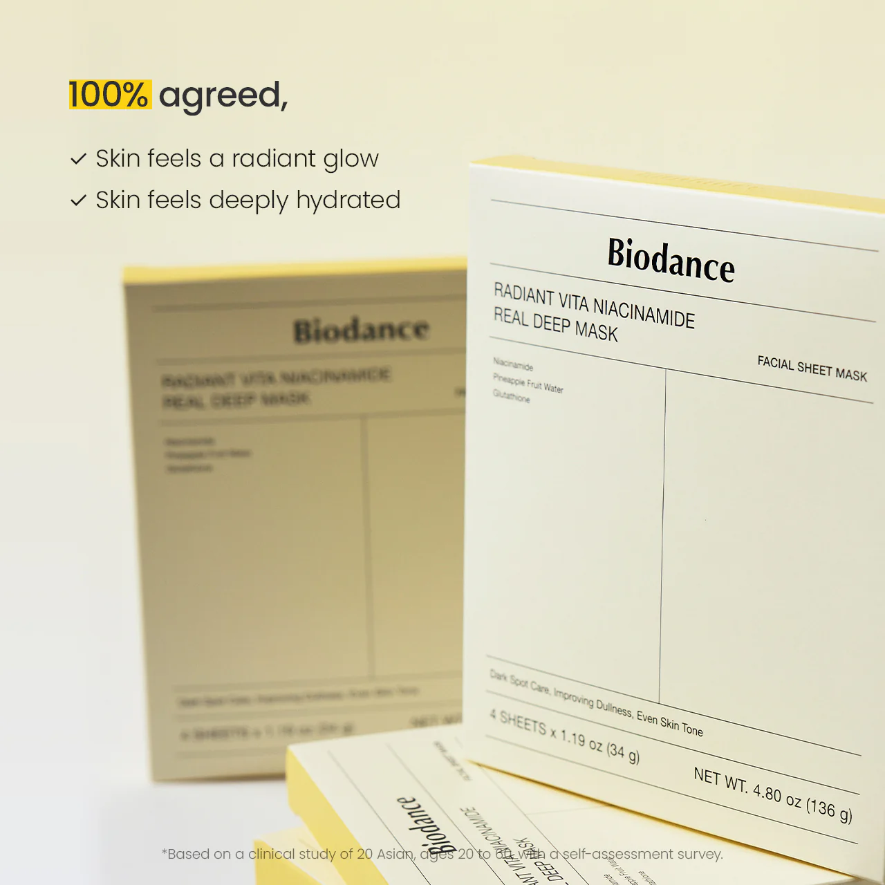 Biodance radiant Vita Niacinamide facial mask
