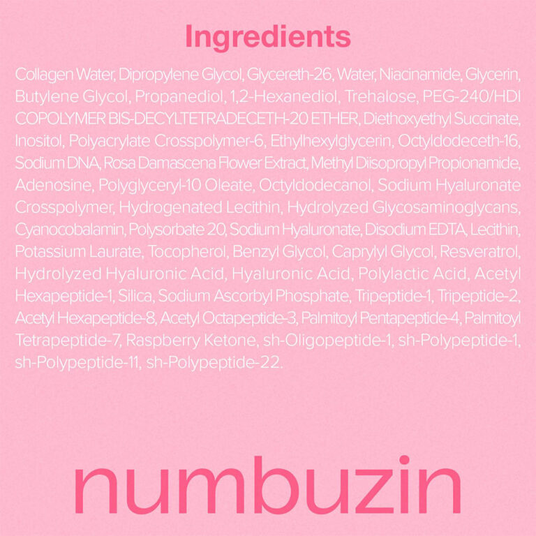 Numbuzin No.2 Rose PDRN Collagen Plumping Serum