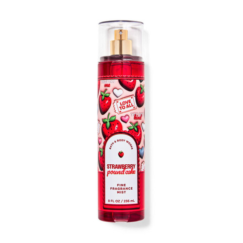 Bath & Body Works strawberry pound cake fragrance mist